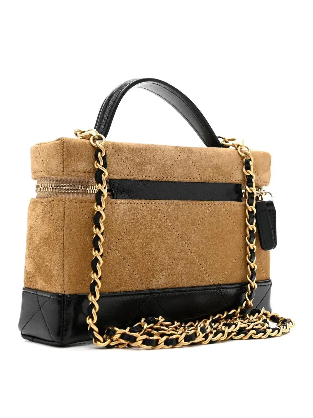 Chanel Suede Calfskin Shiny Lambskin #270147C49B - Picture 3 of 11